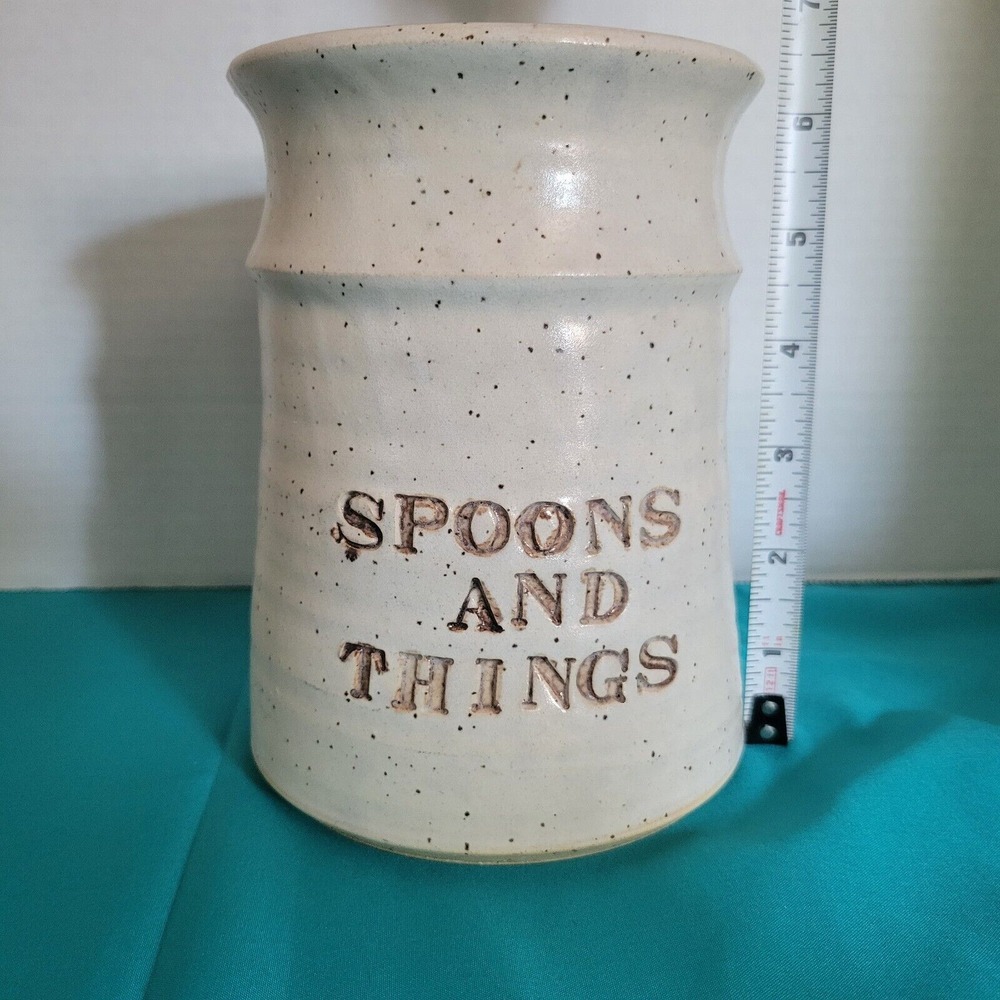Pottery Spoons and Things Holder‎ Cottagecore Grannycore Cabincore